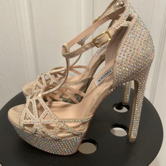 Steve Madden Shoes - Steven Madden Rhinestone Heels Size 8.5